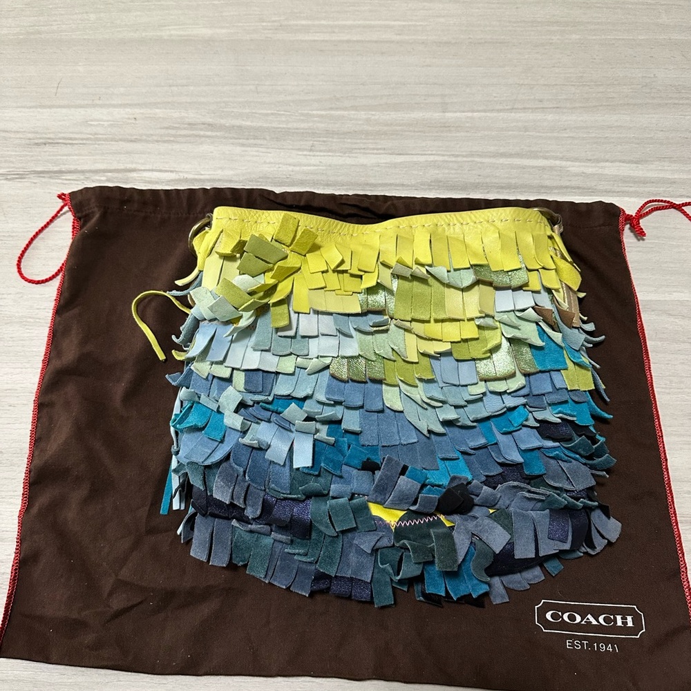 Coach fringe bag